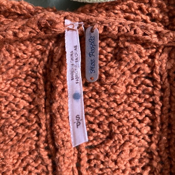 Free People cable knit tunic sweater - Picture 5 of 5